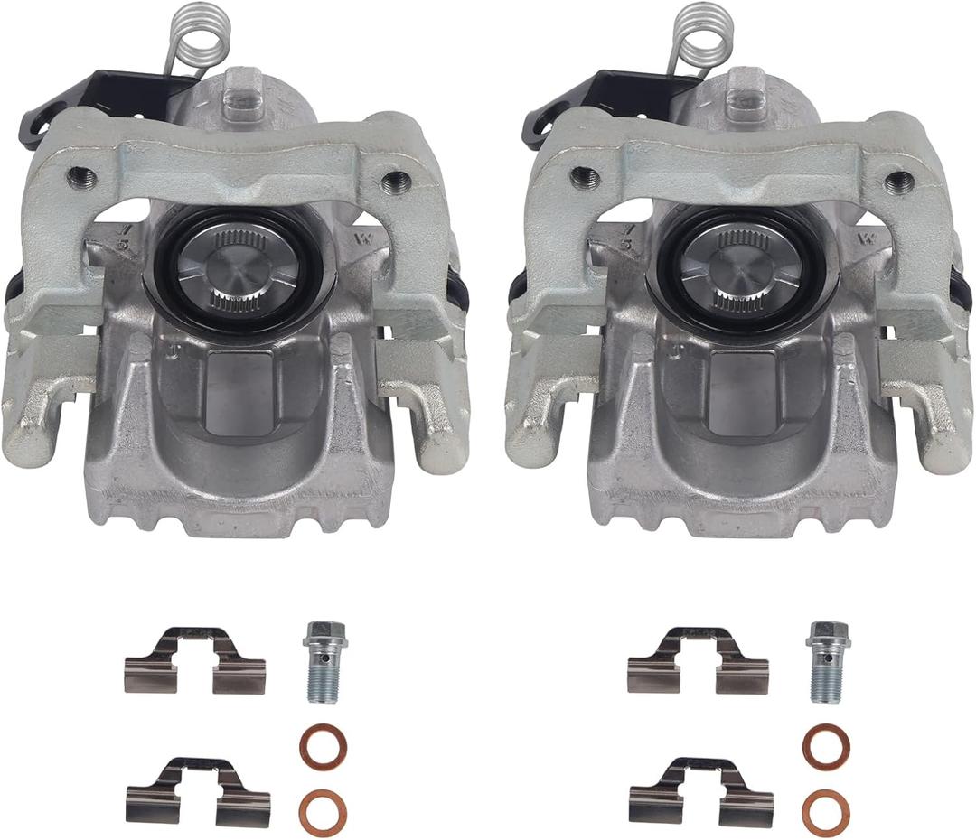 PAROD Rear Disc Brake Caliper Fit for Audi TT Quattro 2000-2006, VW Jetta 2000-2008, Jetta City 2007-2009,Replace#19B2575 19B2574