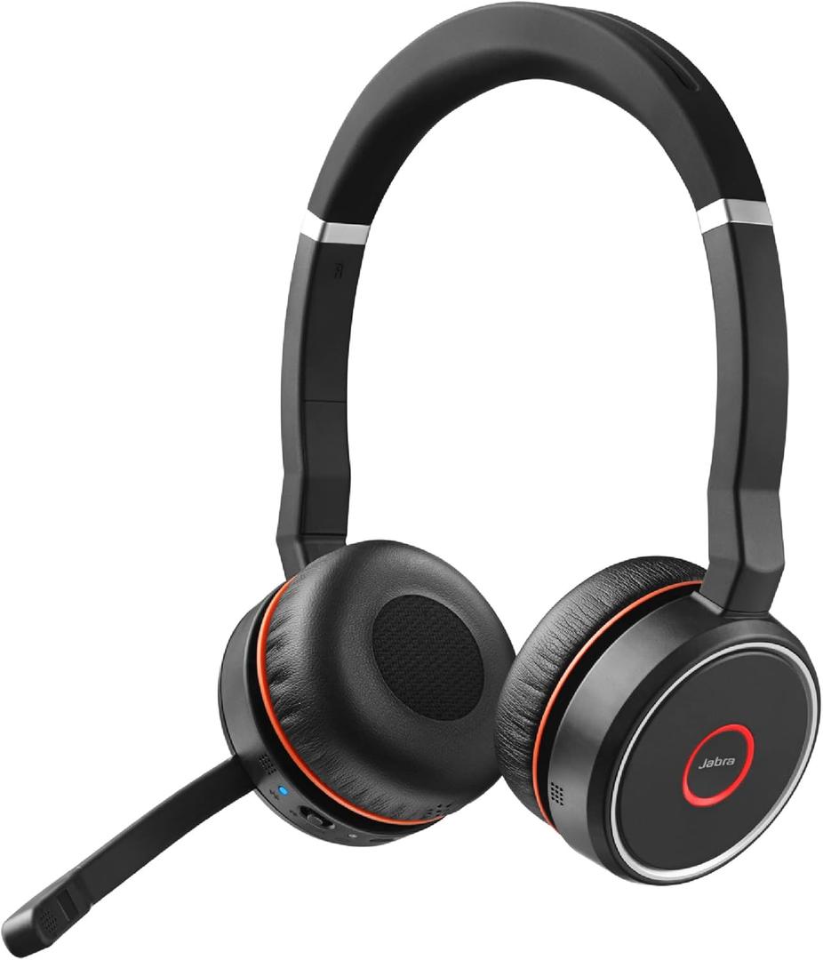 Jabra Evolve 75 SE - MS Stereo Wireless Headset/Music Headphones Black