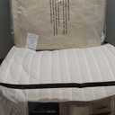 Madison Park King Comforter Set Clipped Jacquard Stripes with Buttons Boho Comforter for a King-Size Bed, Cotton Oversized Comforters with Removable Cover Boho Bedding, King Ivory 9 Piece