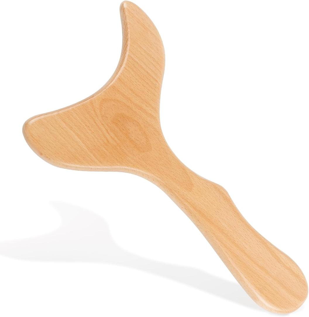 Wood Therapy Massage Tools,Wooden Lymphatic Drainage Massager, Cellulite Remover Body Sculpting Tool for Cellulite Reduction,Muscle Tension Release,Body Contouring-12 * 6 in
