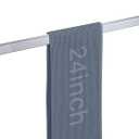 LANC 24 Inch Bathroom Towel Bar Wall Mounted Bath Hand Towel Holder Brushed Nickel Towel Hanger Square Towel Rail Shower Towel Rod for Kitchen Bedroom Modern Towel Rack, A8804BN-6P1