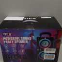 Bluetooth Speaker, 200W(Peak) Loud Stereo with Deep Bass, 20H Playtime, TWS, 30W Fast Charging, Portable Handle, Wireless Large Boombox with LED Light for Party Outdoor Backyard Beach