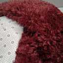 Andency 6x9 Area Rugs Burgundy, Large Shag Fluffy Soft Shaggy Rugs for Living Room Bedroom, Non-Slip Thick Plush Carpet for Kids Girls and Boys, Dorm Nursery Home Decor Aesthetic