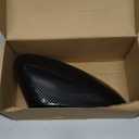 LOIYLLEN Passenger Side Mirror Cover Replacement for Ford Fusion 2013 2014 2015 2016 2017 2018 2019 2020 2021 2022 - Right Side Mirror Covers, Rear View Mirrors Cap Accessories Carbon Fibre, With Lamp