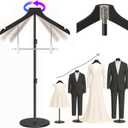 T Shirt Stand Display 26-64.7 Inch with Pants Clip, Height Adjustable for Long Short Clothes Dress, Display Mannequin for Store, Closet, Photoshoot, Exhibition, Vendors Shop, Parties (Black 1pcs)