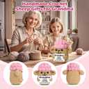 Crochet Sheep Gifts for Grandma Birthday Christmas,I Wool Always Love Ewe are Best Grandma Ever Gifts from Grandkids,Handmade Stocking Stuffers Gift Ideas for Great Nana Gigi Grandmother Mimi Granny