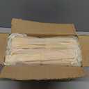 50pcs Cream-Coloured Imitated Silk Fabric Bamboo Folded Hand Fan Bridal Dancing Props Church Wedding Party Favors with Organza Bags