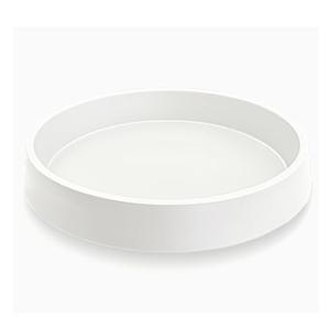 Bleuhome 1 Pack Plant Saucer Tray for Ceramic Plastic Pots, 6 inch Plant Saucers for Indoors, Pot Saucers Trays, Flower Planter Water Drip Trays for Pots Base (6", White)