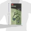 3M Littmann Classic II Pediatric Stethoscope, 2153, Stainless Steel Rainbow-Finish Chestpiece, 28" Caribbean Blue Tube, Brass Stem, and Headset