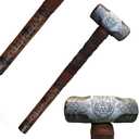 Custom Handmade Bear Berserker Viking Hammer,Personalized Bear Berserker Hammer,Hand Engraved Maul Berseker hammer,Hand Forged Viking Sledge hammer,Tactical Hammer,Prop Hammer,Gift for Him