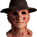 A Nightmare On Elm Street 4 Freddy Adult Latex Costume Mask w/Hat