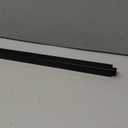 Anpean 12 Inch Square Ceiling Mounted Shower Arm and Flange, Matte Black