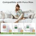 Smelling Fresh with N50 Odor Eliminator Exclusive for Pura Max Automatic Self-Cleaning Cat Litter Box - Cat Toilet Odor Control, Deodorant Aromatherapy Paste (6 Pack)