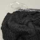 Teddy Wool Armless Accent Chair Cover Heavy-duty Soft Plush Armless Chair Slipcover Accent Chairs Covers without Arms Warm Fuzzy Slipper Chairs Slipcover for Living Room/Bedroom/Hotel Dcor (Black, 2)