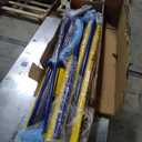 440lbs Capacity Swing Sets for Backyard, 40 Inch Saucer Swing, A-Frame Metal, Belt Swing and Basketball Hoop, Playset for Children Outdoor Fitness 