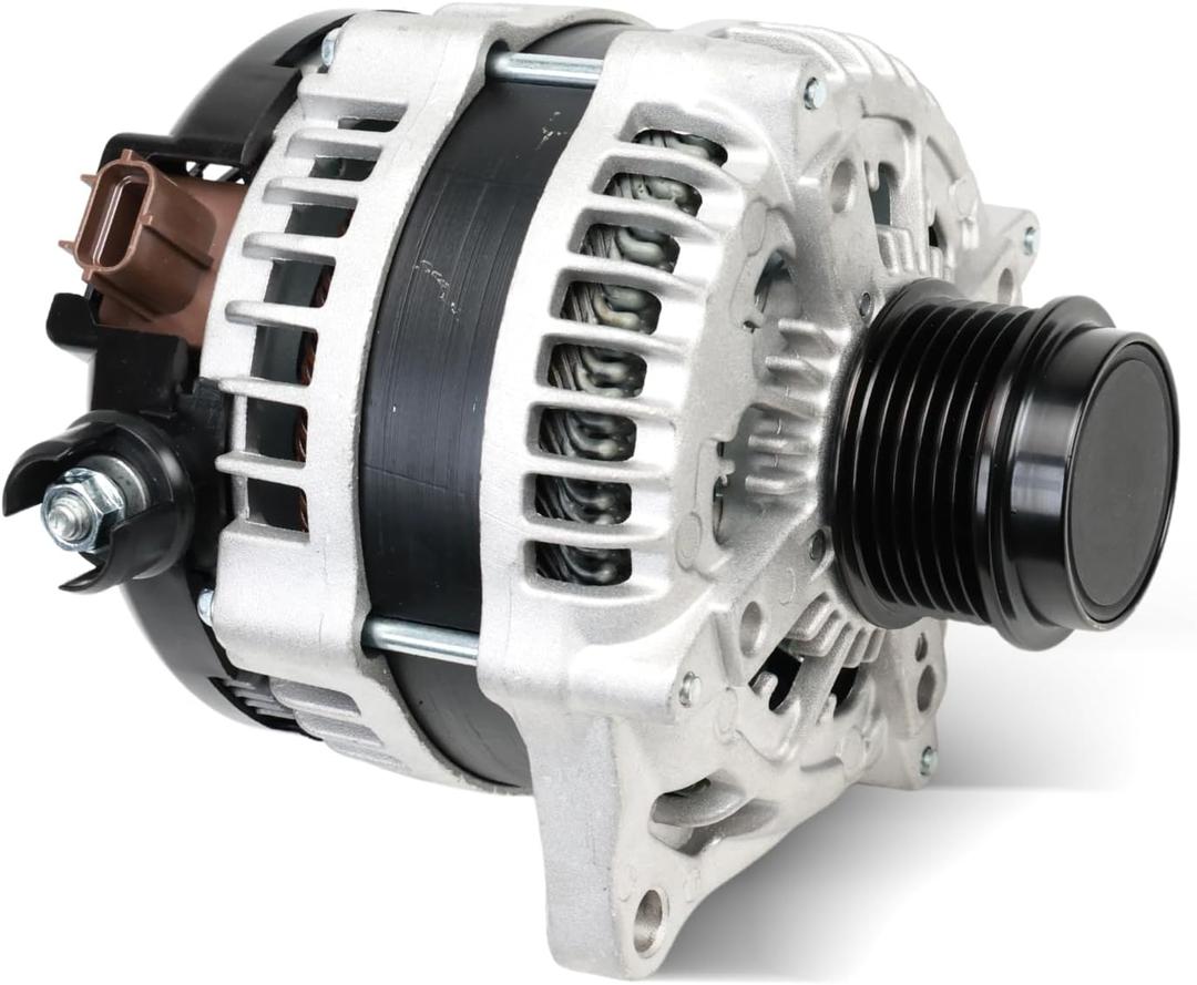 Alternator Compatible with F-150 F150 2015-2020 2.7L 3.5L 12V 215A 6-Groove Decoupler Pulley Clockwise Replace FL3Z-10300-FA FL3Z-10346-B FL3Z-10346-A HL3T-10300-AA 44005N