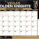 TURNER SPORTS Vegas Golden Knights 2025 22x17 Desk Calendar (25998061575)