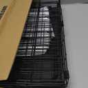 BestPet | Dog Crate | 18" | Black | Foldable Metal Kennel with Single Doors, Secure Slide-Bolt Latches, Leakproof Tray | Portable Dog Cage for Small Breeds | for Travel, Indoor & Outdoor Use