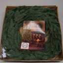 YUGALI 25 Norfolk Christmas Wreath with Lights Hanger for Front Door Artificial Real Touch Pine Greenery Branches Winter Outdoor Dcor Indoor Wall Decorations