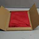 Sancua Round Tablecloth - 60 Inch - Water Resistant Spill Proof Washable Polyester Table Cloth Decorative Fabric Table Cover for Dining Tables and Buffet Parties, Christmas Red