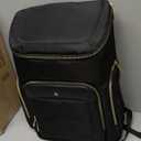 Samsonite Mobile Solutions 2 Deluxe Backpack, Laptop & Tablet Backpack with Padded Compartments, Front Zippered Pocket with Organizer, Water Bottle Pockets, StackIt Strap, Work & Travel Bag - Black