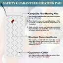 Heating Pad for Period Cramps & Menstrual Pain Relief, Cute Elephant Stuffed Animal Gift for Women Teen Girls Period Kit, Safe USB Powered Heat Pad for Car Travel (Heating Bear Beige)