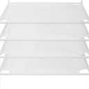 STO STO Sweater Drying Rack, 4-Pack Stackable Mesh Clothes Drying Rack, Laundry Drying Rack for Sweaters, Socks, Toys, White