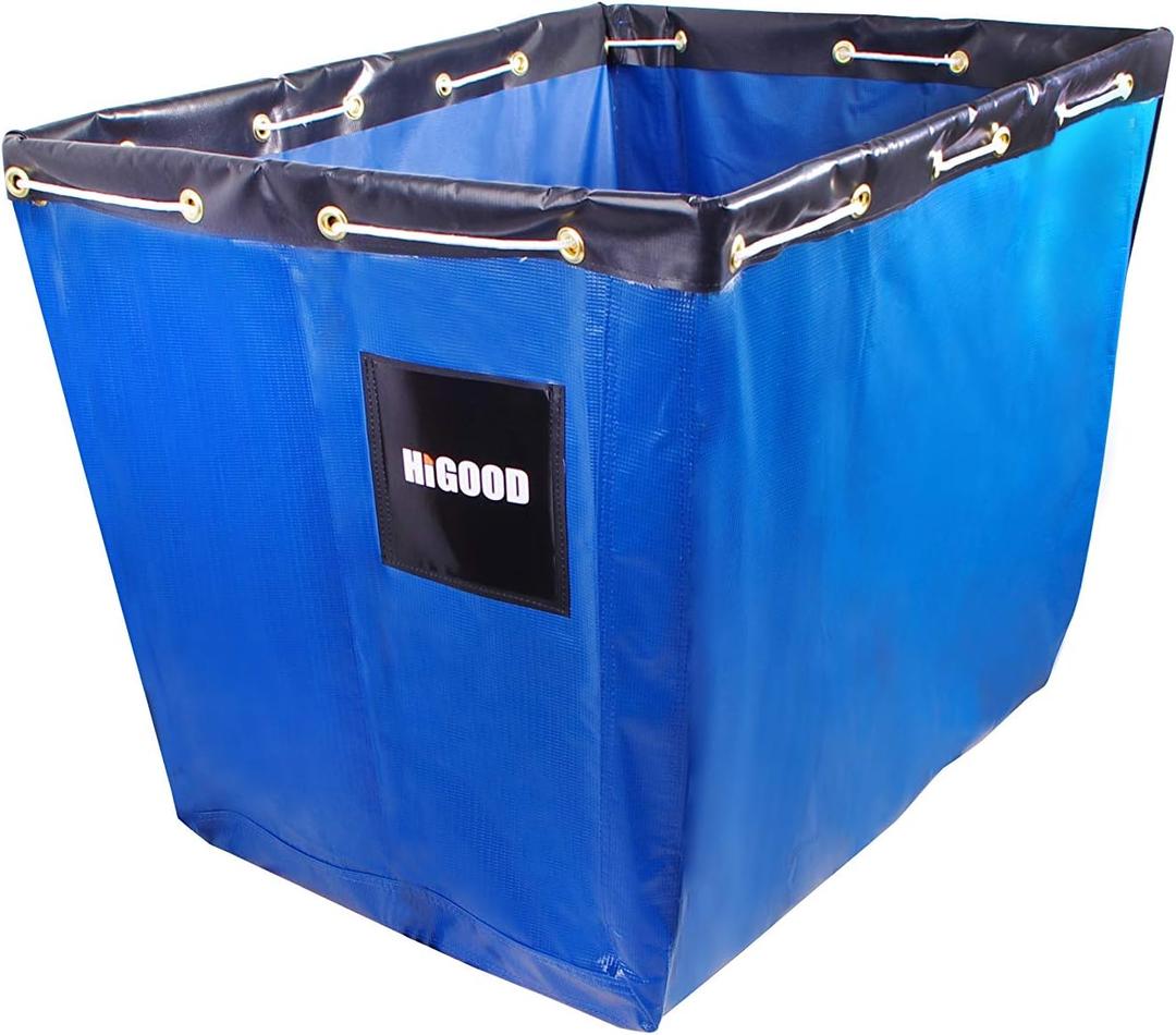 Replacement Liner, Vinyl, 12bushel, Blue,36" L X 26" W X 28" H Capacity