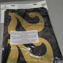 Beistle Foil 2025 Column Stand-Up NYE Decoration, New Years Eve Party Supplies Event Prop, Graduate Photo Booth Backdrop for Milestones, 3' 9" x 12", Black/Gold