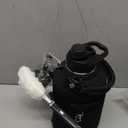 Insulated Water Bottle | Thickened Stainless Steel Vacuum Metal | Portable Sports Half Gallon Large Water Jug for Gym and Hiking with Straw, Carrier Bag, Handle Strap | BPA-Free 64 oz (Advanced Black)