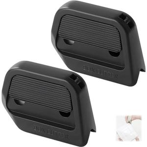 2 Pcs Box Cutter Retractable, Slice Box Opener Tool, Small Ceramic Box Cutter Safety, Magnetic Package Opener (Black)