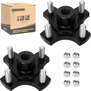 10L0L Golf Cart Rear Axle Hub Assembly for EZGO RXV 2008-Up Gas and Electric,Replace OEM# 604112, 615604,2 pcs