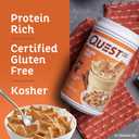 Quest Nutrition Cinnamon Crunch Protein Powder, 20g Protein, 2g Net Carb, 1g Sugar, Low Carb, Gluten Free, 1.6 Pound, 24 Servings (EXP 05/28/28)