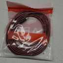 Yuchenfeng Gold-Plated RCA to Bare Wire Speaker Cable - 14AWG OFC Copper Audio Cable for Subwoofers, Amps & Home Theater, Dual PVC Shielded, Zero-Noise (10FT 1PCS)