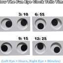 Novelty Rotating Eyes Desktop Clock Fun Looking Time Tracker Funny Kids Clocks Interesting Gifts for Kids Mother Father Home Office Decoration