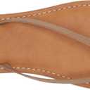 Amazon Essentials Women's Thong Sandal (9.5 Wide, Dark Brown)