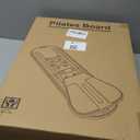 Pilates Board - Pilates Reformer Set, 6 in 1 Pilates Boards for Home Workout, Portable and Foldable Pilates Reformers, Multifunctional Reformer Pilates Machine, Pilates Board for Women (Black)