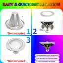 LED Pool Light Bulb for Inground Pools – RGBW 70W Swimming LED Pool Lights, 12 Color Modes, Adjustable Brightness & Speed, Remote Control, Energy Efficient, E26 Base
