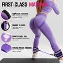 Ayombo Ankle Resistance Bands with Cuffs, Home Gym Workout Equipment, Lifting Glute Butt Exercise Equipment for Women, Ankle Weights Fitness Set, Leg Booty Equipment for Training Perfect Body Shape