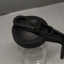 Breast Milk Pitcher, 32 OZ Mason Jar Pitcher with Lid Double Leak Proof,1 Quart Breastmilk Storage Containers for Fridge, Glass Jug for Sun Tea, Juice, Cold Brew Coffee (Black)