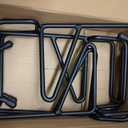 4 Pack Vinyl Fence Hooks, Patio Hangers Decorative Black Powder Coated Steel Fence Hangers Suitable for Hanging Flower Baskets - Wind Chimes - Planters - Bird Feeders -Lights (4 Pack-Black)