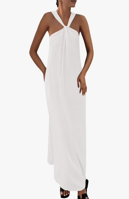 PRETTYGARDEN Womens 2025 Casual Long Summer Dresses Sleeveless Strappy Loose Flowy Beach Vacation Maxi Dress with Pockets, Size S PRETTYGARDEN Womens 2025 Casual Long Summer Dresses Sleeveless Strappy Loose Flowy Beach Vacation Maxi Dress with Pockets, Size S