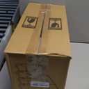 M MCIRCO [5-Pack, 36 oz] Glass Meal Prep Containers 3 Compartment with Lids, Glass Lunch Containers,Food Prep Lunch Box,Bento Box,Microwave, Oven, Freezer, Dishwasher (4.5 Cups) (Gray)