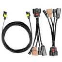 Halogen to LED Headlight Adapter Conversion Wiring Harness Kit Compatible with Ford F-250 F-350 2023 2024 Super Duty Truck Standard/Extended/Crew Cab (Not Fits Aftermarket)