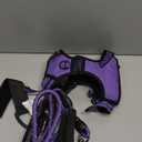 IVY&LANE No Pull Dog Harness for Medium Dogs, Dog Vest Harness with Leash, Safety Belt and Storage Strap, Fully Adjustable Harness, 360 Reflective Strip, Soft Handle (Purple, M)