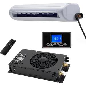 Universal 12V Air Conditioner Hidden Underbody RV Air Conditioner/DC silent air conditioner, suitable for trailers, campers, trucks, vans, RVs, construction vehicles, vans, etc (Model: 680, 12V)
