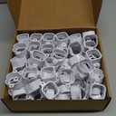 DNShorix Light Clips for Govee Outdoor Lights H706, 120 Pcs Mounting Brackets for Govee Pro Outdoor Lights, Install Firmly, Replace 3M Glue, for Govee Pro Permanent Outdoor Lights Extension (White)