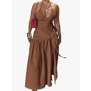 Womens Beach Swimsuit Cover Ups 2 Piece Maxi Skirt Sets Summer Bodysuit Tops Sarong Coverup Wraps Vacation Outfits, XXL