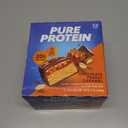 Pure Protein Chocolate Peanut Caramel Protein Bars 20g Protein, 3g Sugar, 190 Calories (12 count) Low Sugar* High Protein Snack - Gluten Free - Perfect for a Healthy Snack (EXP 08/01/26)