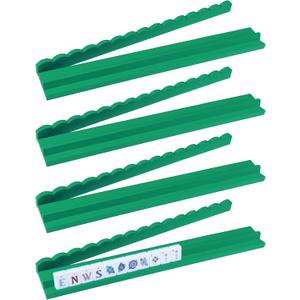 Leinuosen Wooden Mahjong Racks with Pushers 4 Set Magnet American Mahjong Tile Rack and Magnetically Attached Pushers Painted Tile Holders for Players Gift Family Game Night(Green)